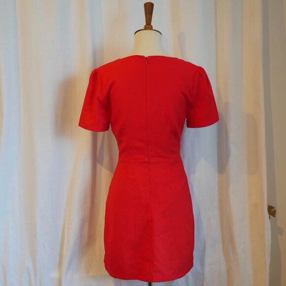 Kimchi Blue Red Mini Dress - Size 2 - Picture 3 of 6